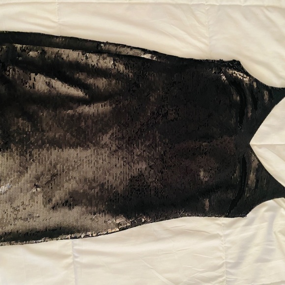 NWT Michael Kors black sequin cocktail dress - Picture 3 of 7